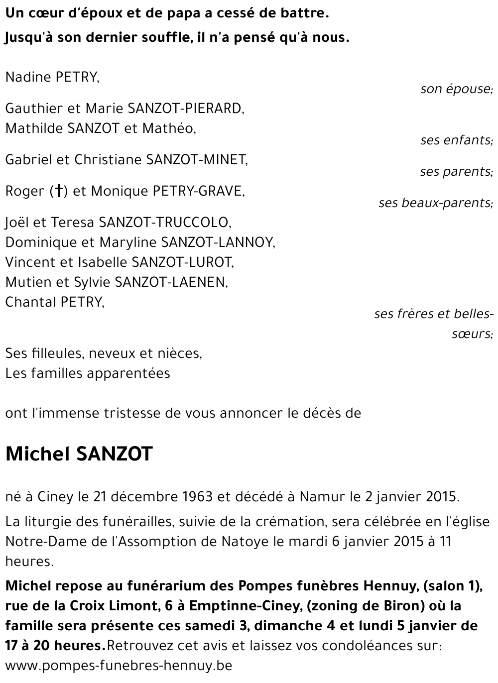 Michel SANZOT