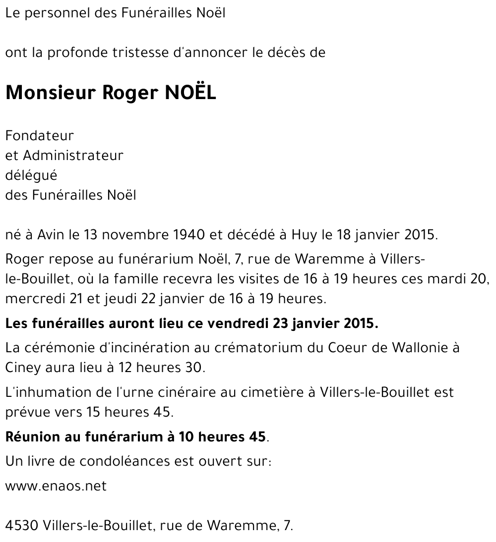 Roger NOËL