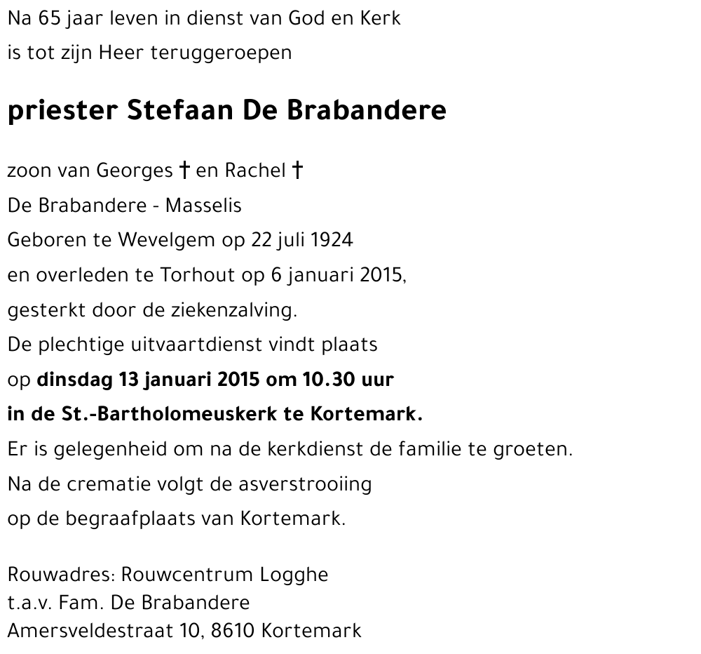 Stefaan De Brabandere
