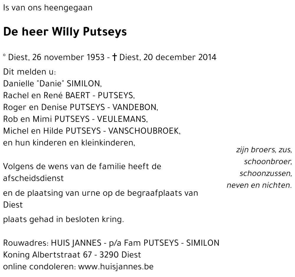 Willy Putseys