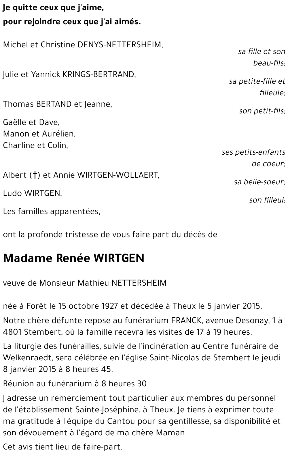 WIRTGEN Renée
