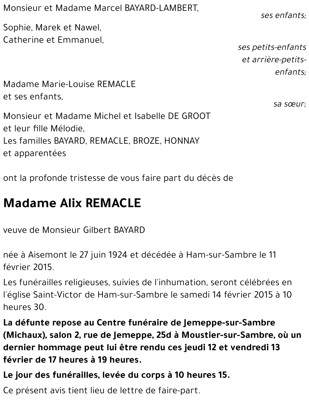 Alix REMACLE