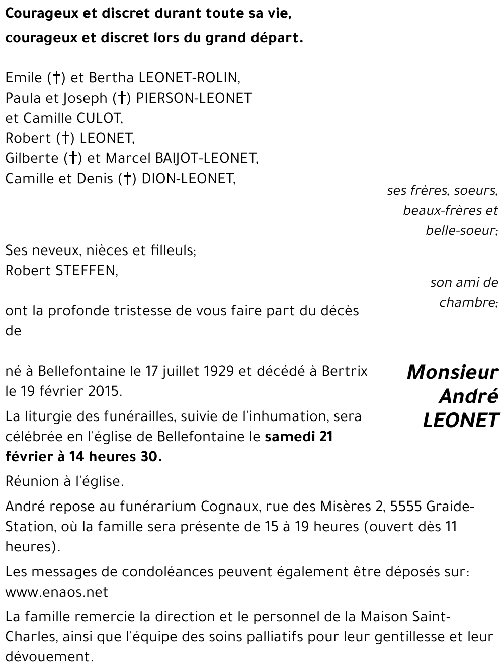 André LEONET