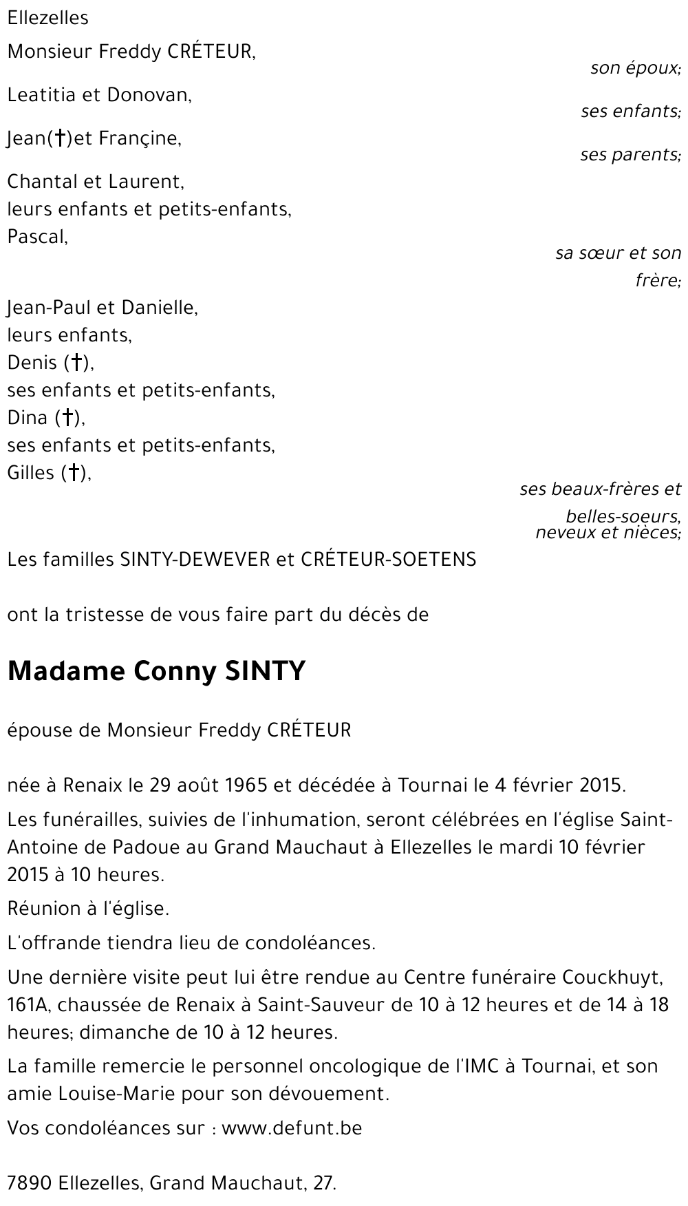 Conny SINTY