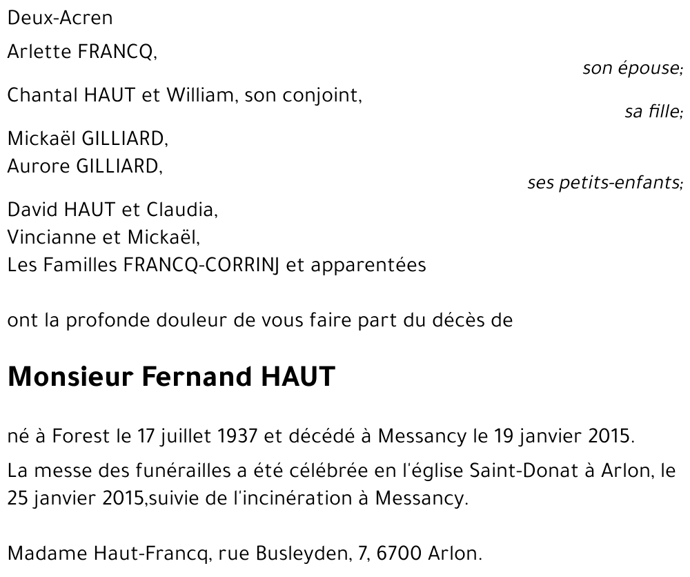 Fernand Haut