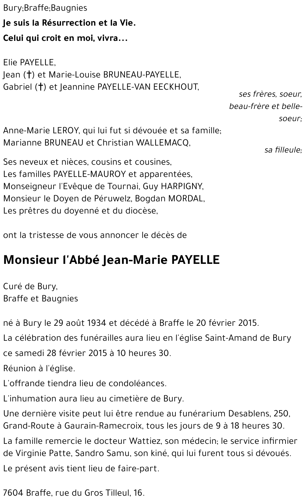 Jean-Marie PAYELLE
