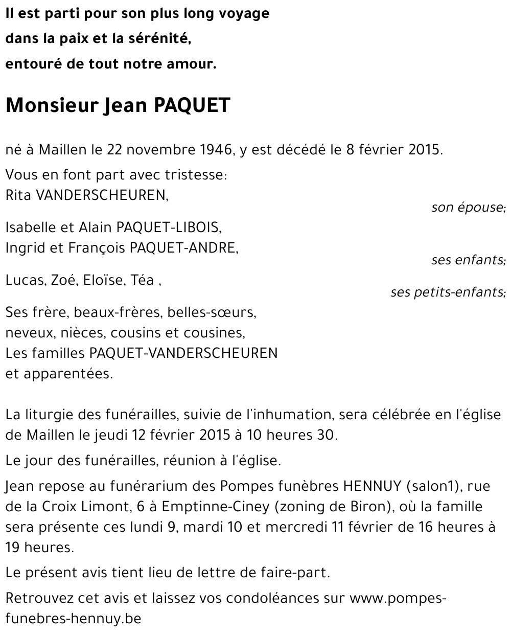 Jean PAQUET