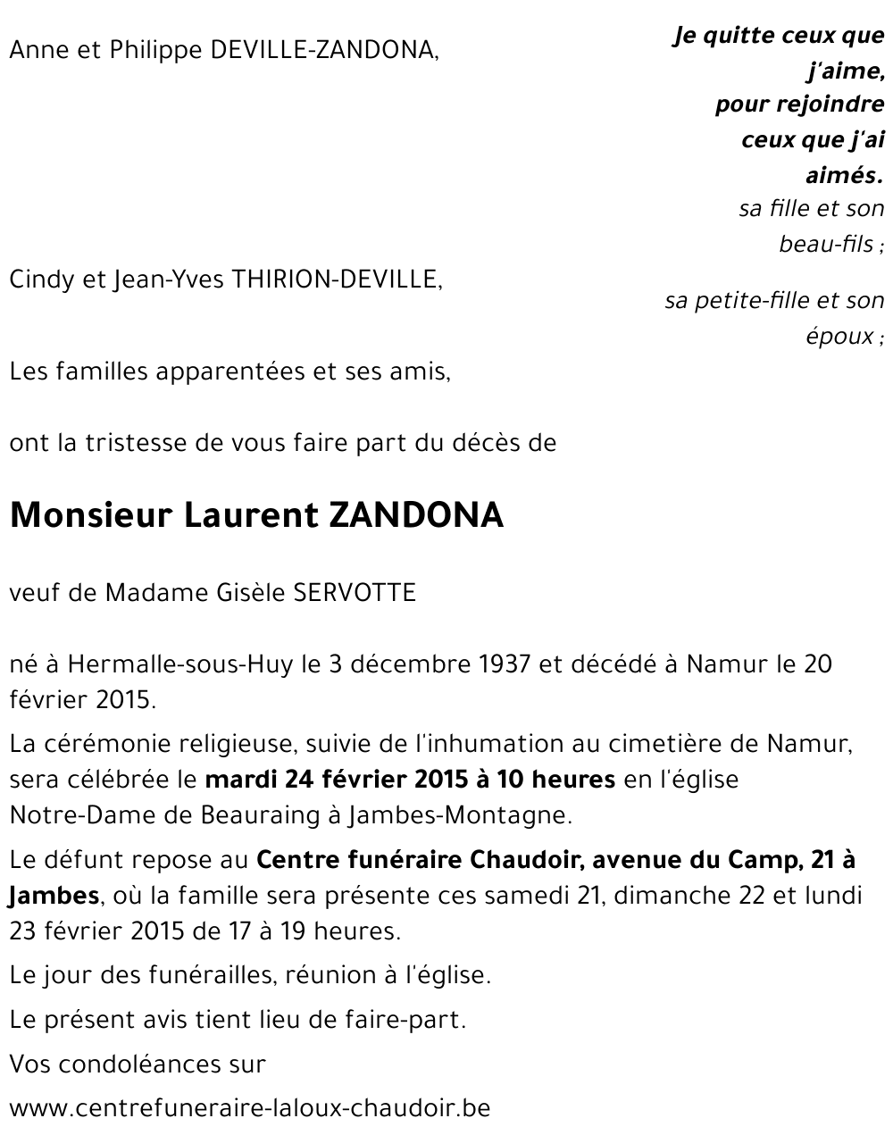 Laurent ZANDONA