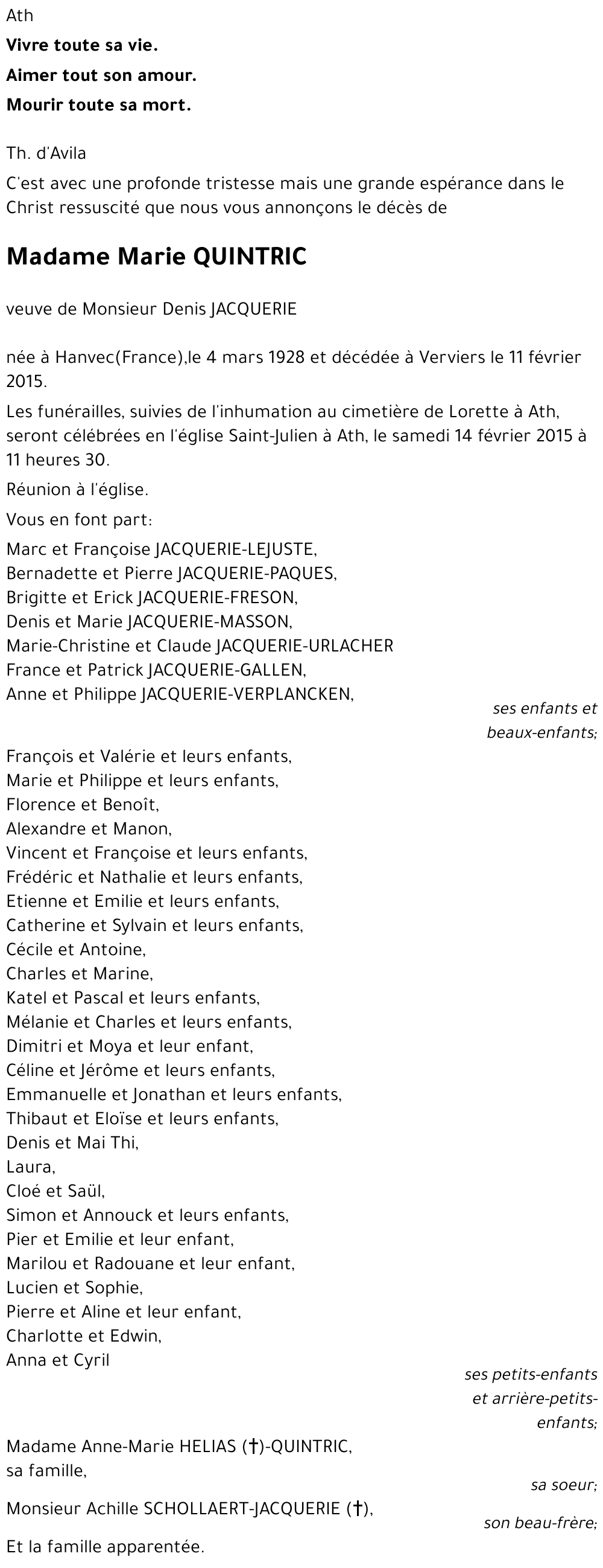 Marie QUINTRIC