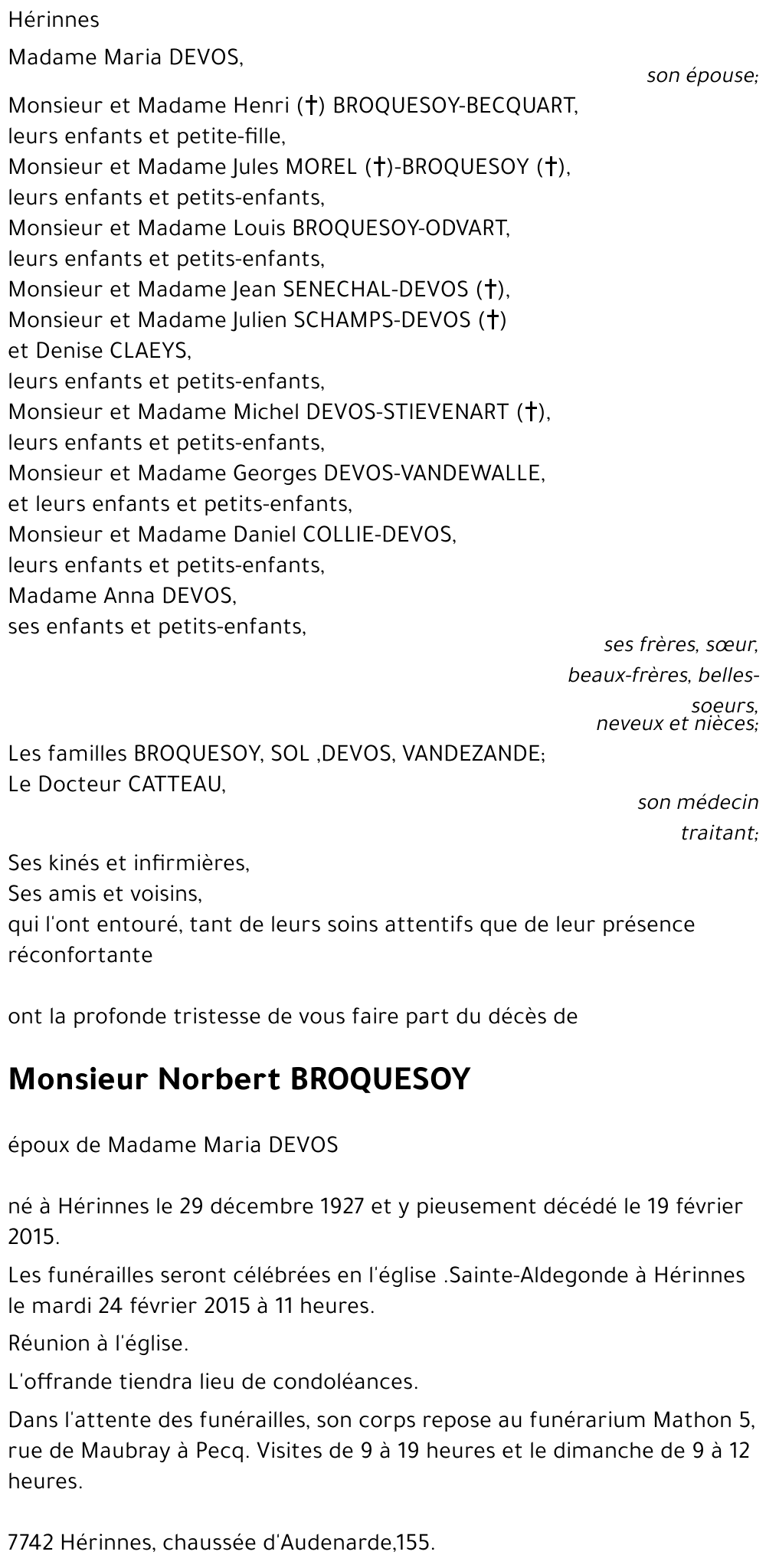 Norbert BROQUESOY