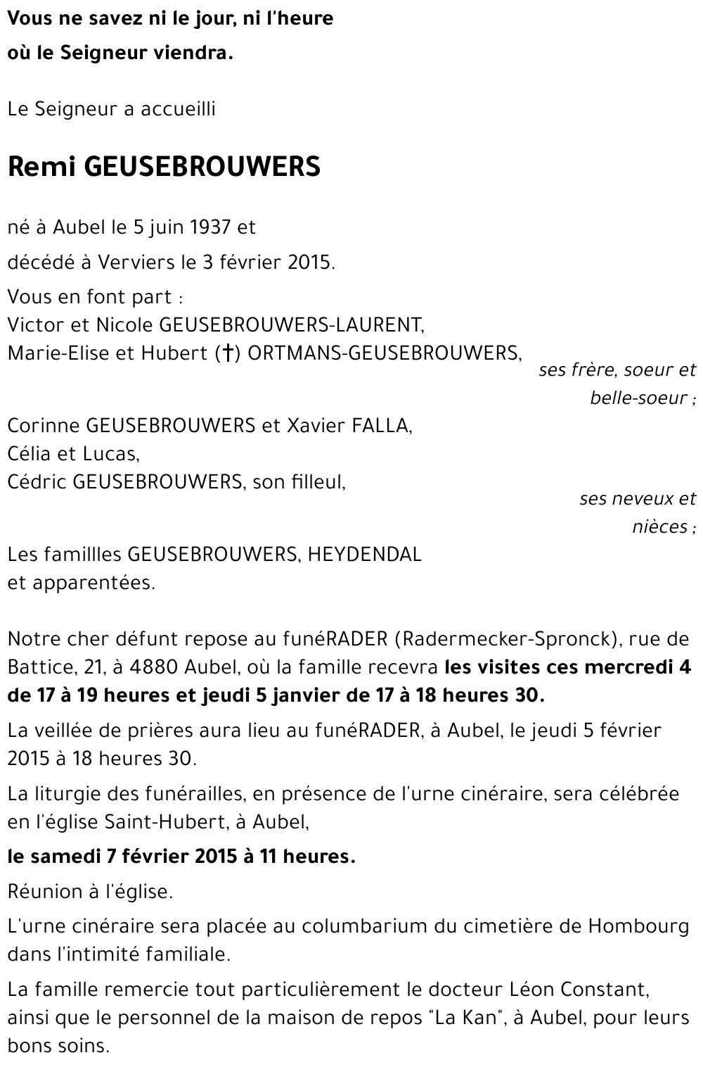 Remi GEUSEBROUWERS