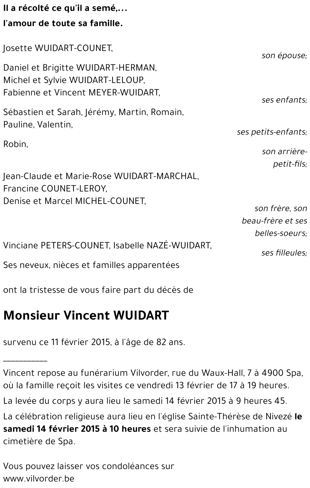 Vincent WUIDART