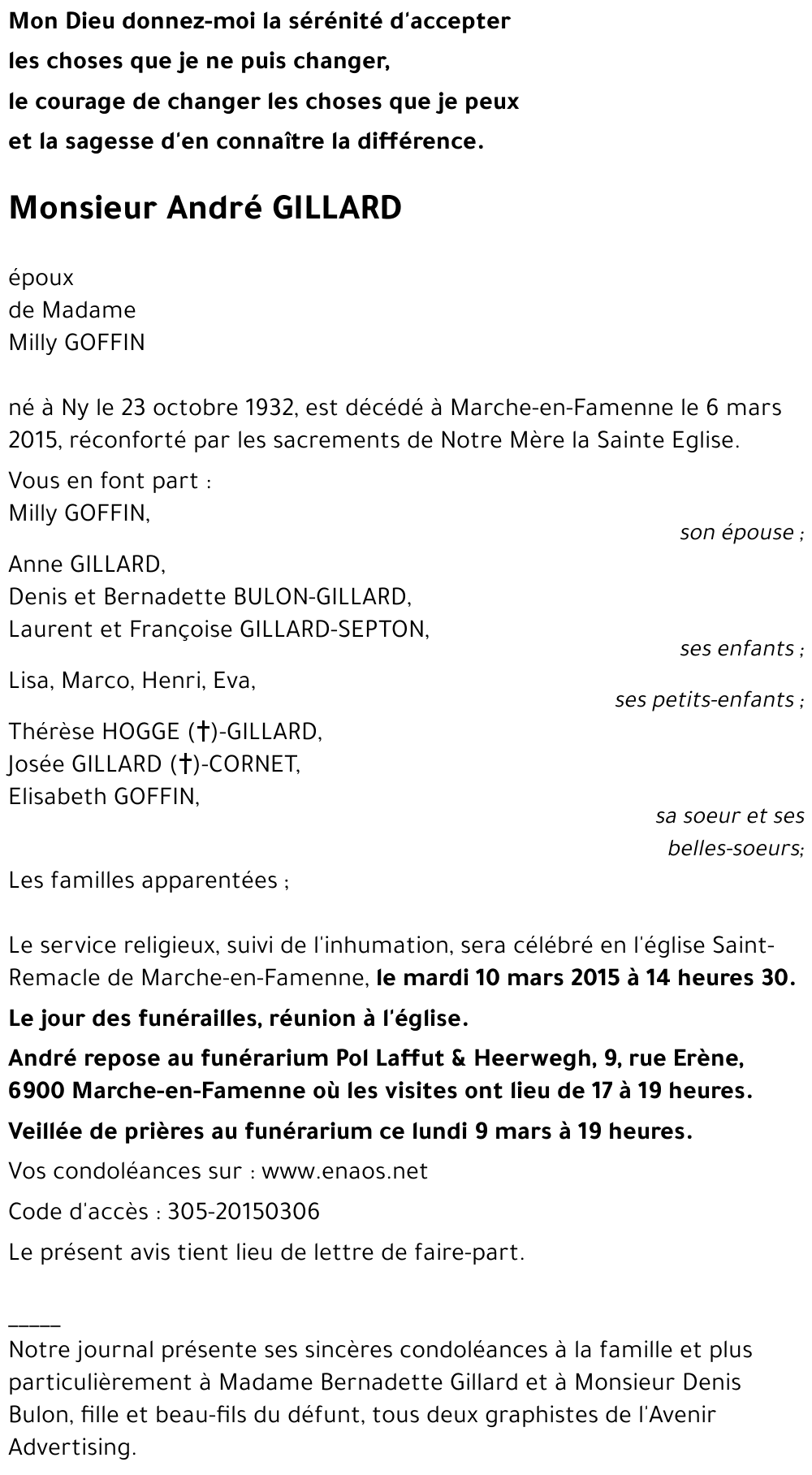 André GILLARD