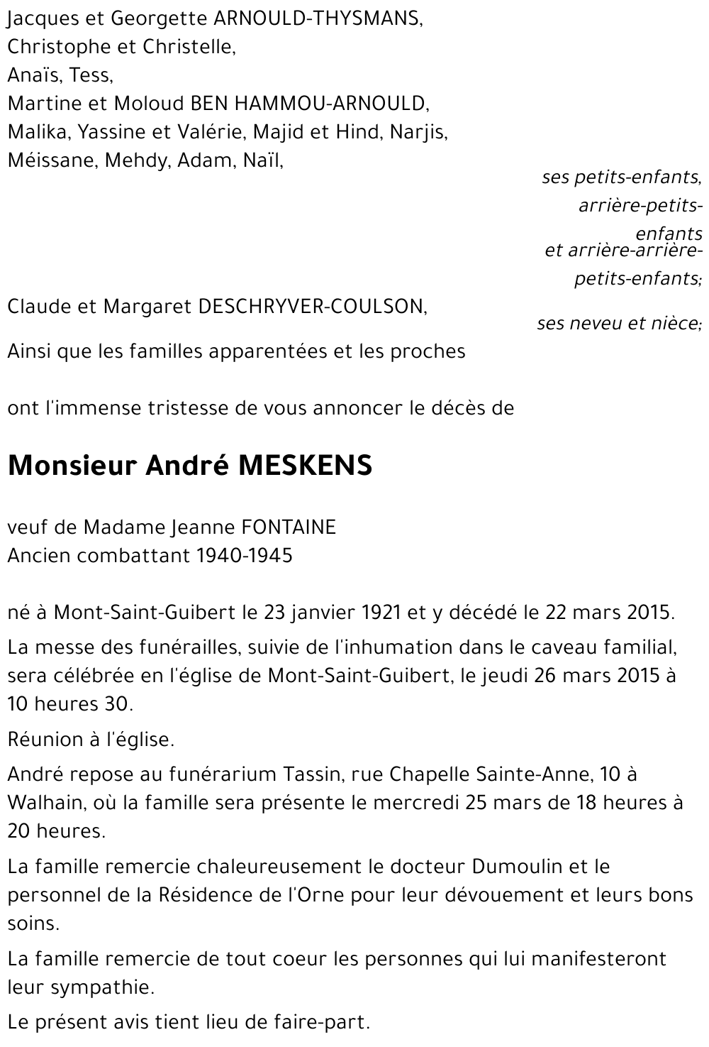 André MESKENS