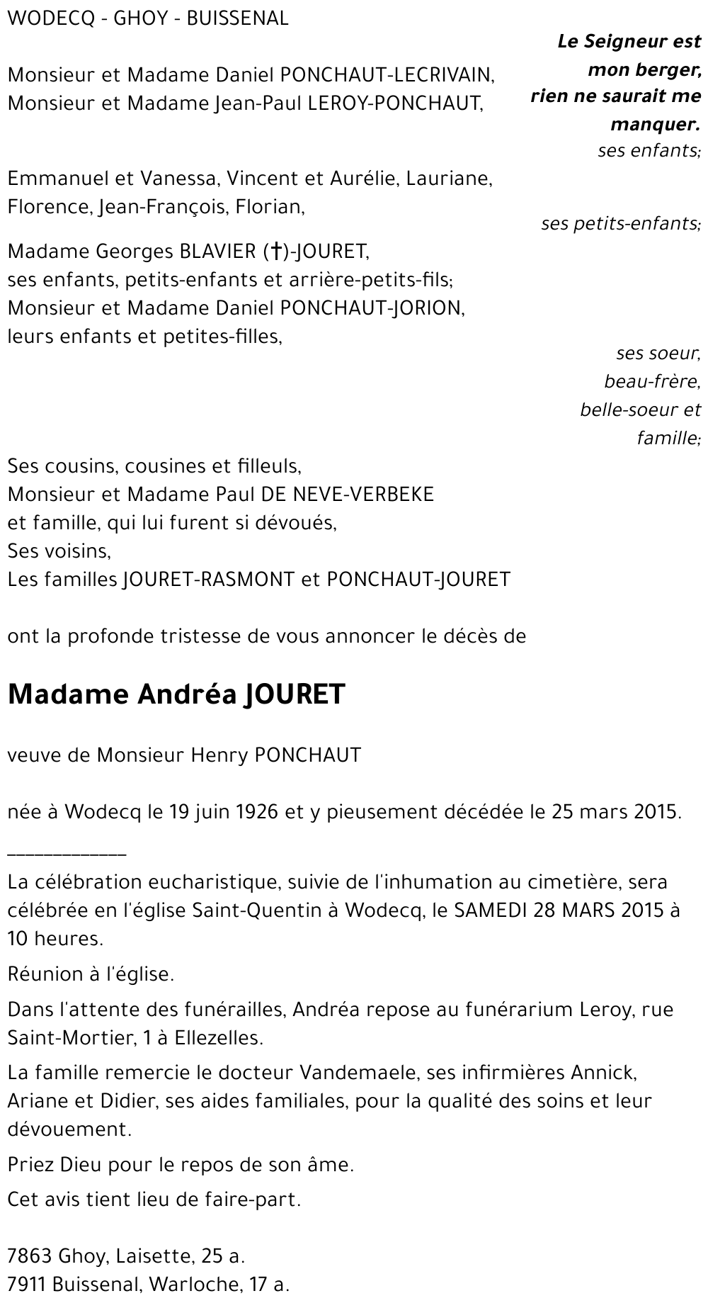 Andréa JOURET
