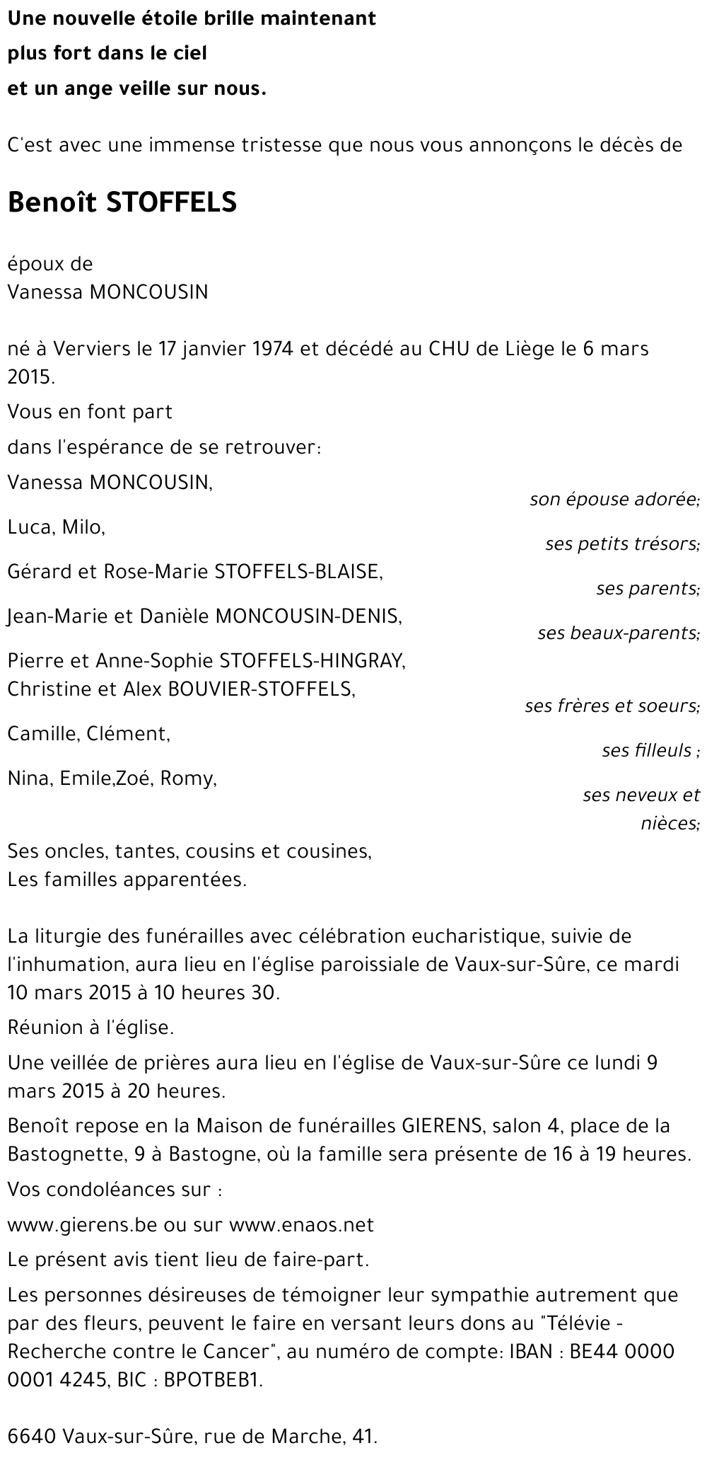 Benoît STOFFELS