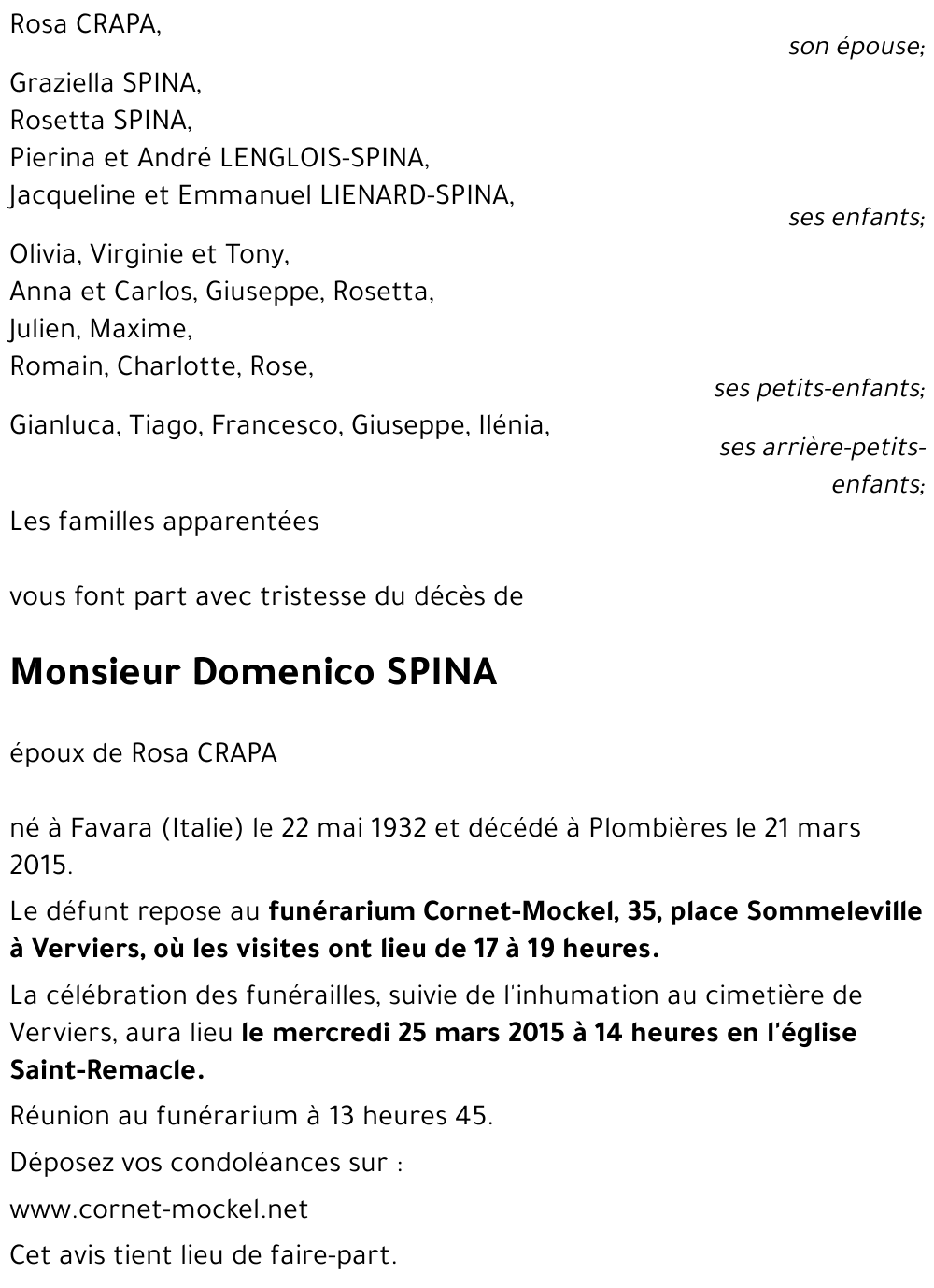Domenico SPINA