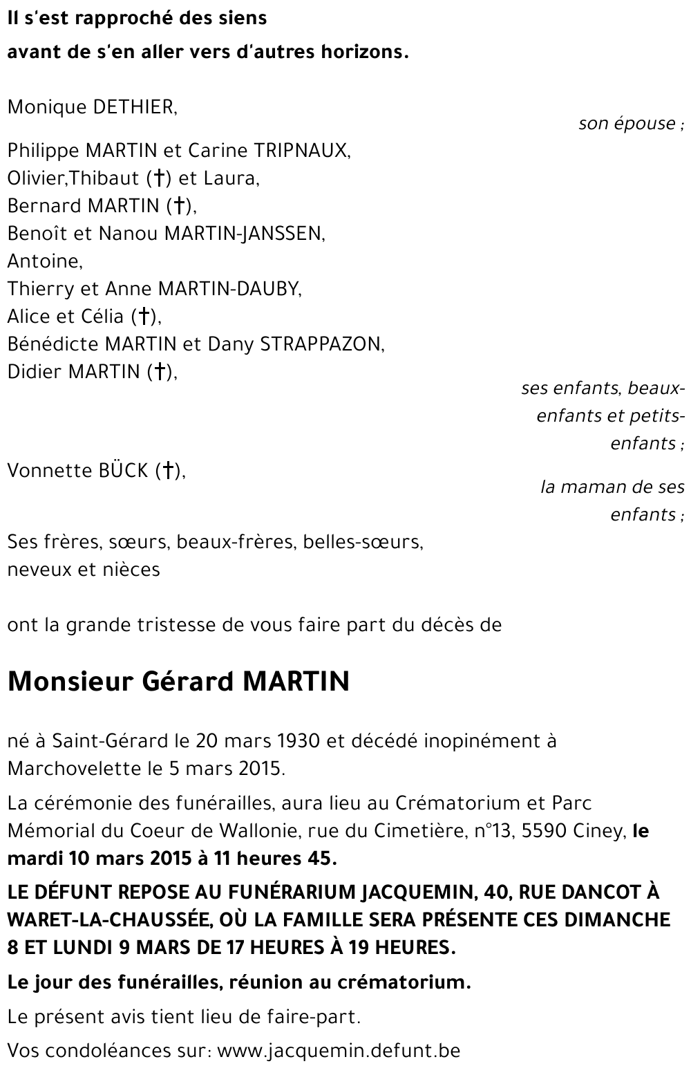 Gérard MARTIN
