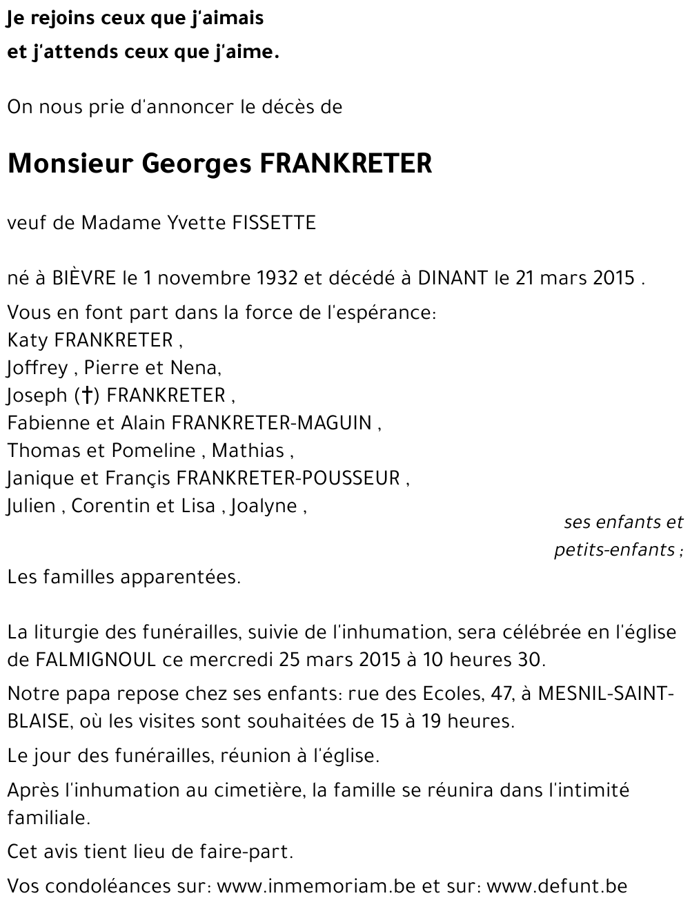 goerges FRANKRETER