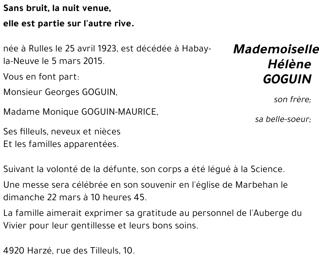 Hélène GOGUIN