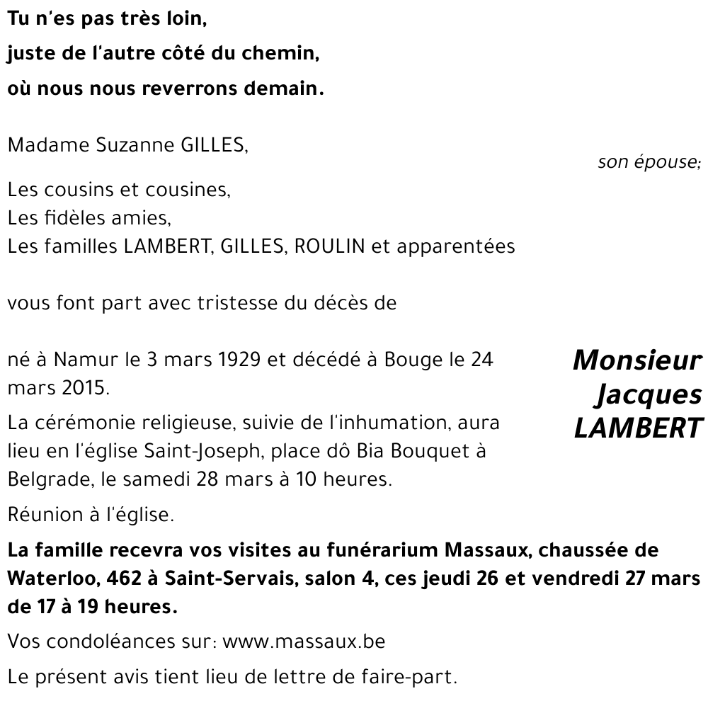 Jacques LAMBERT
