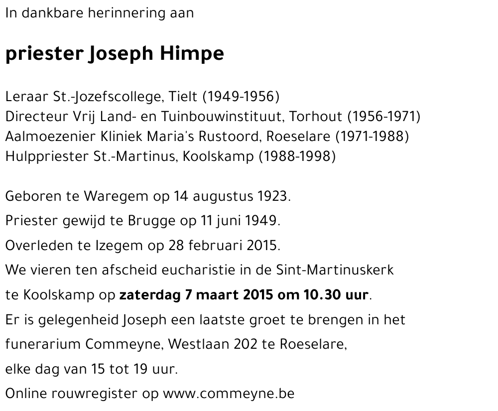 Joseph Himpe