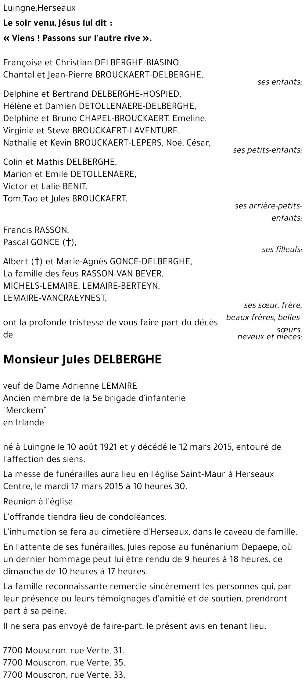 Jules DELBERGHE