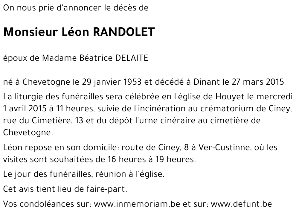 Léon randolet