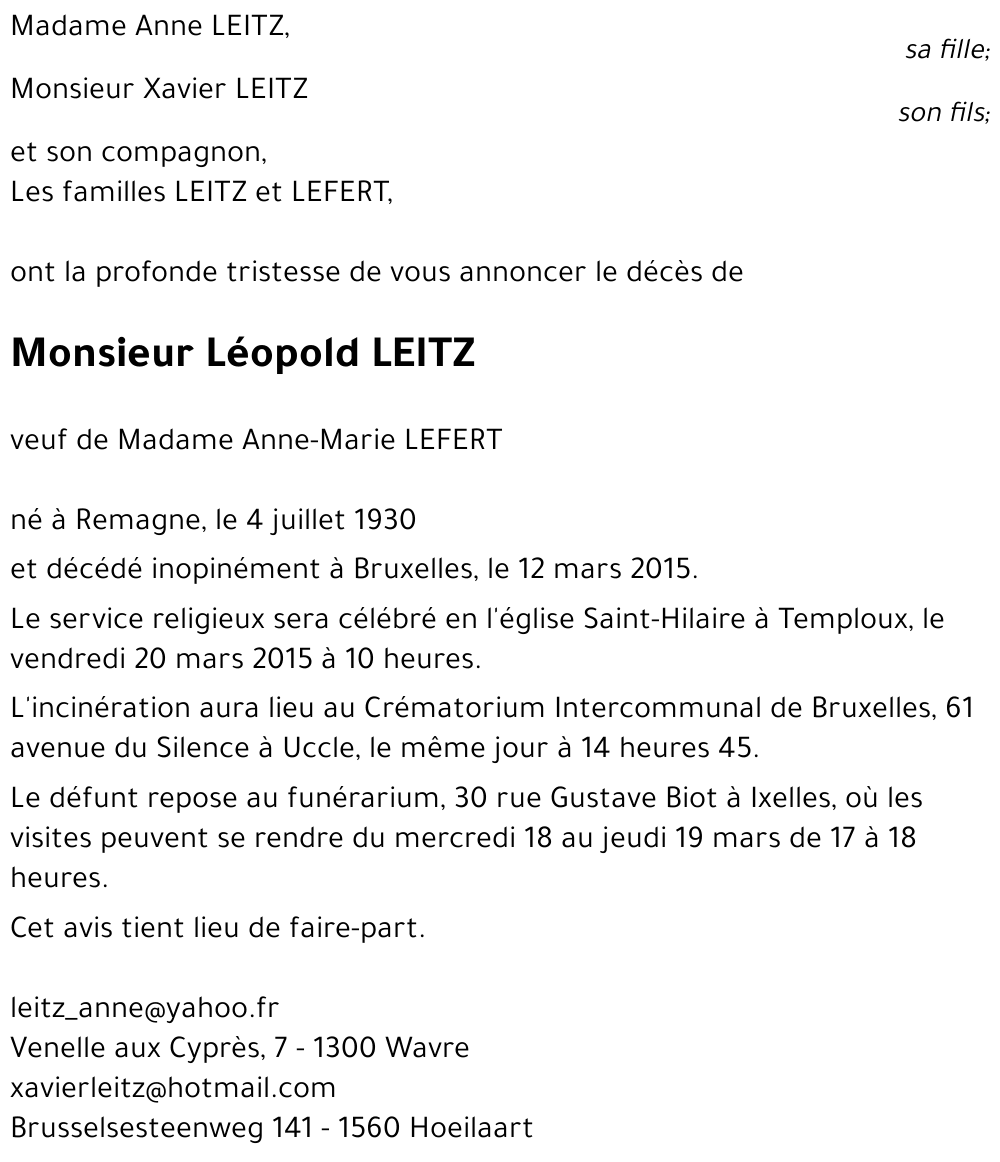 Léopold LEITZ
