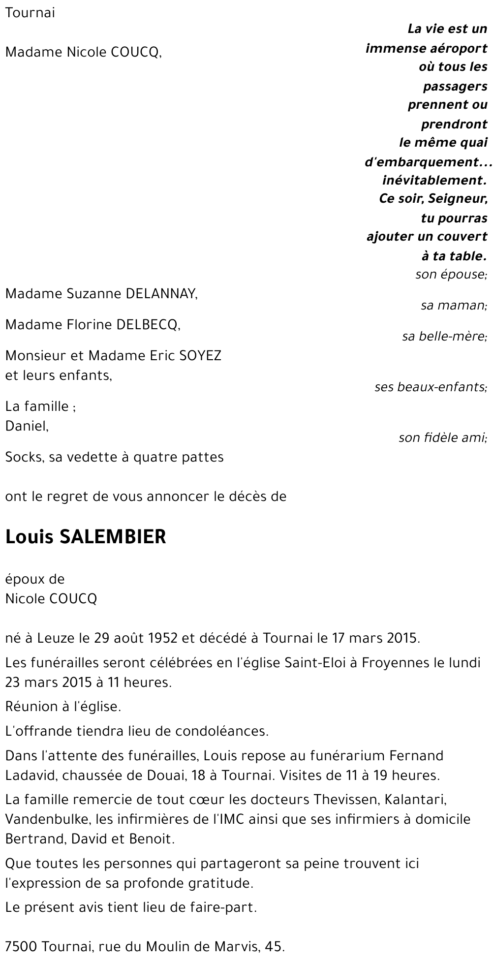 Louis SALEMBIER
