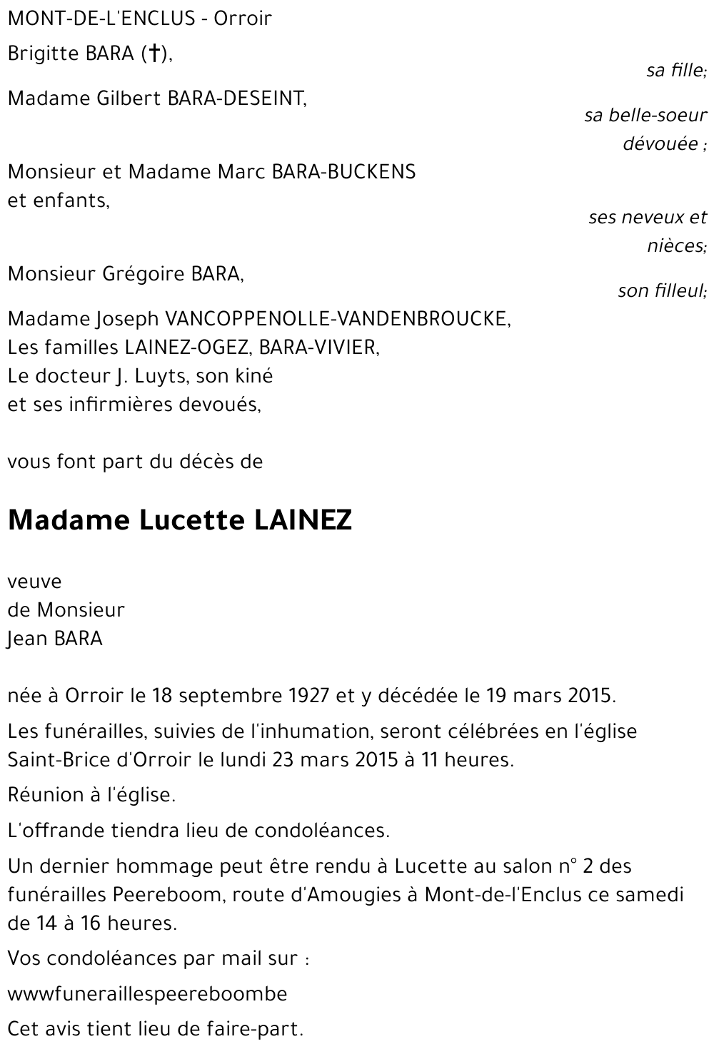 Lucette LAINEZ