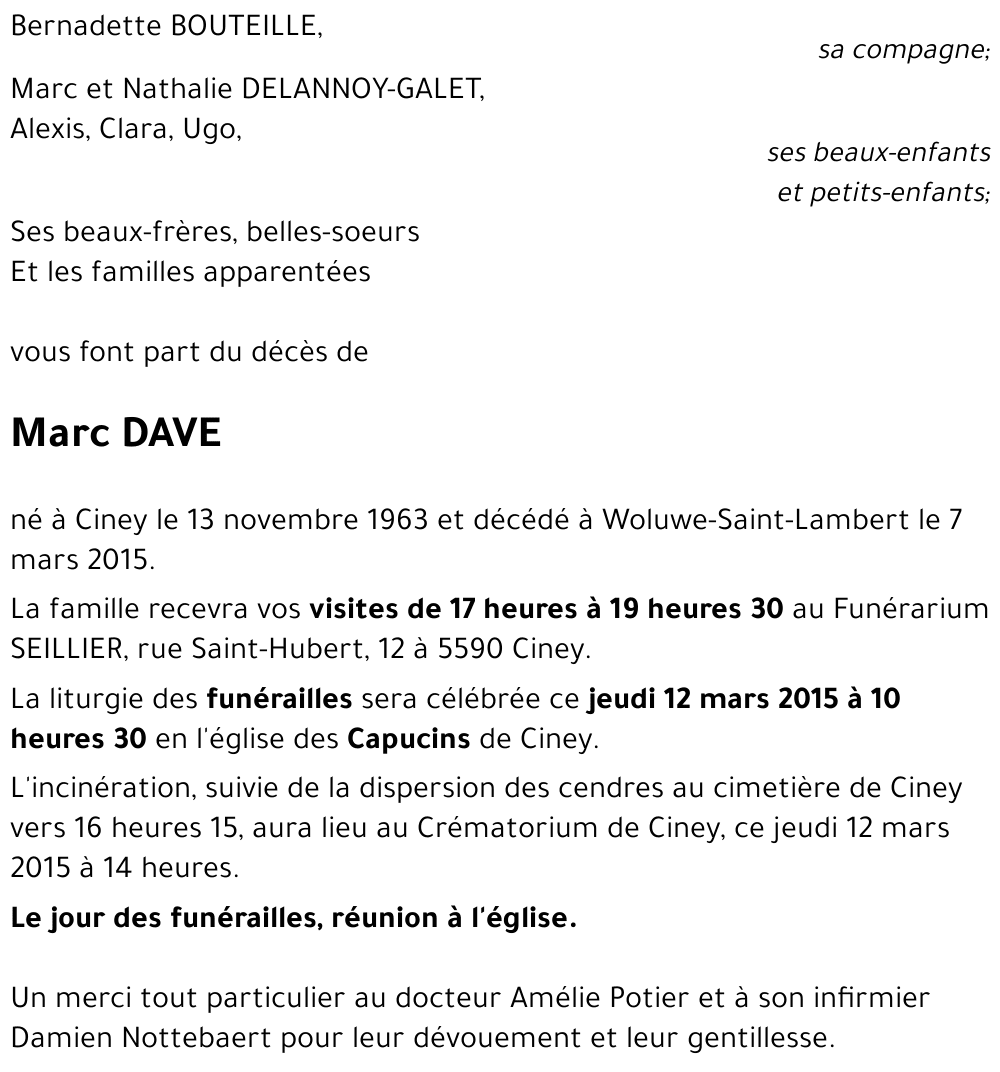 Marc DAVE