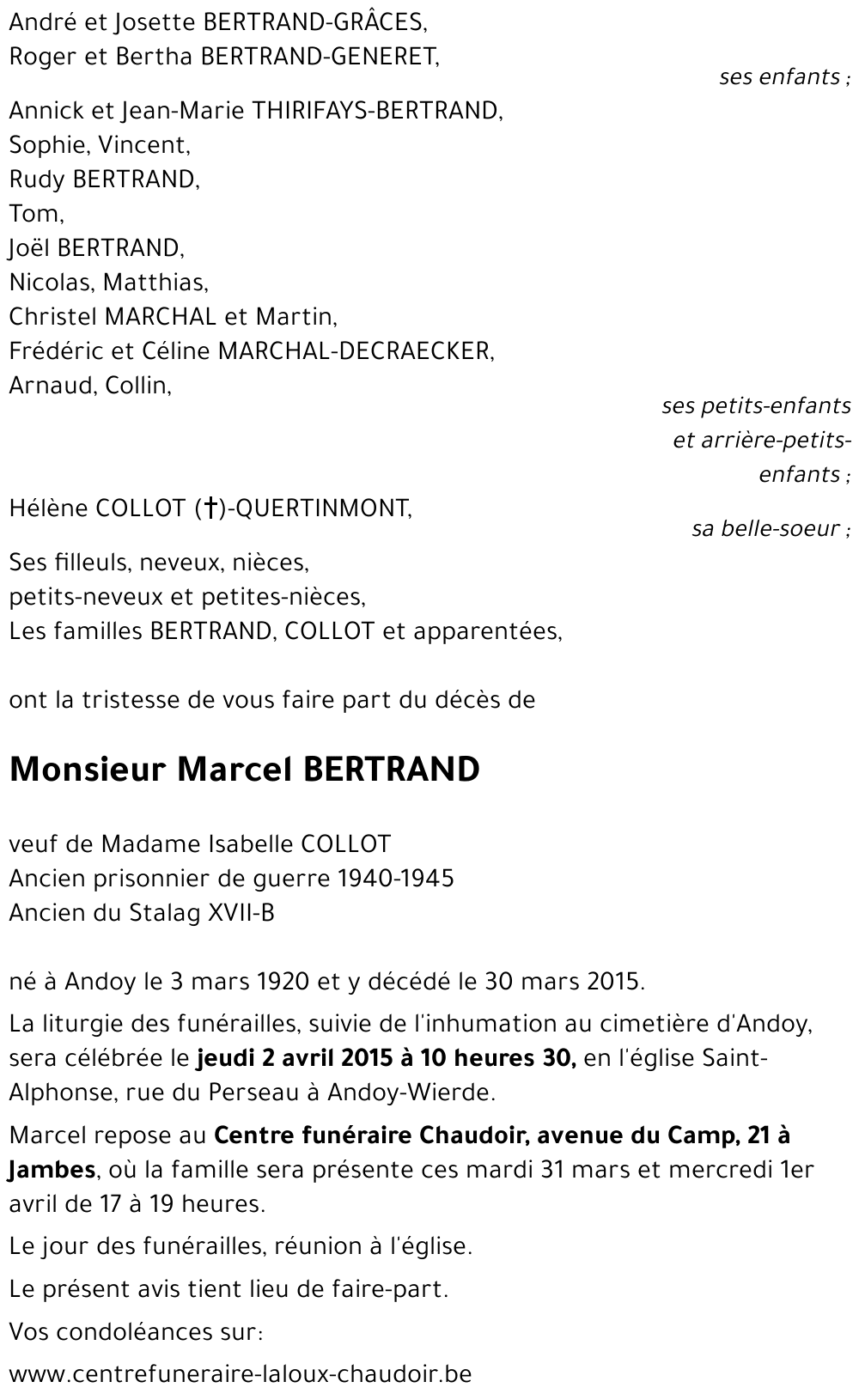 Marcel BERTRAND