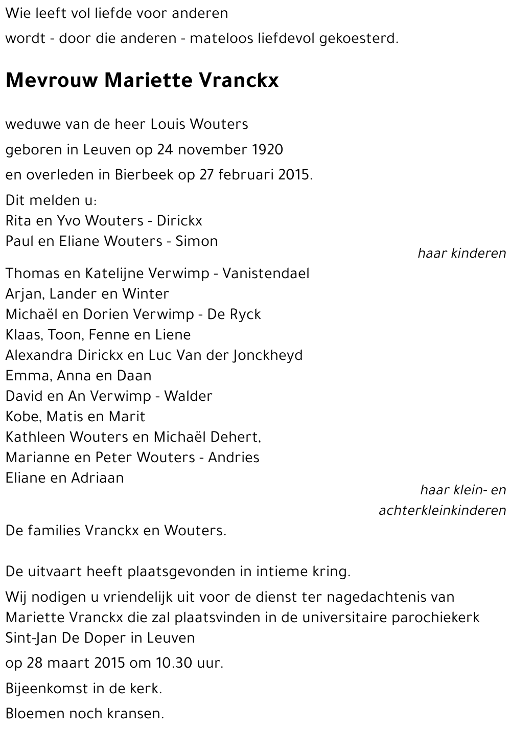 Mariette Vranckx