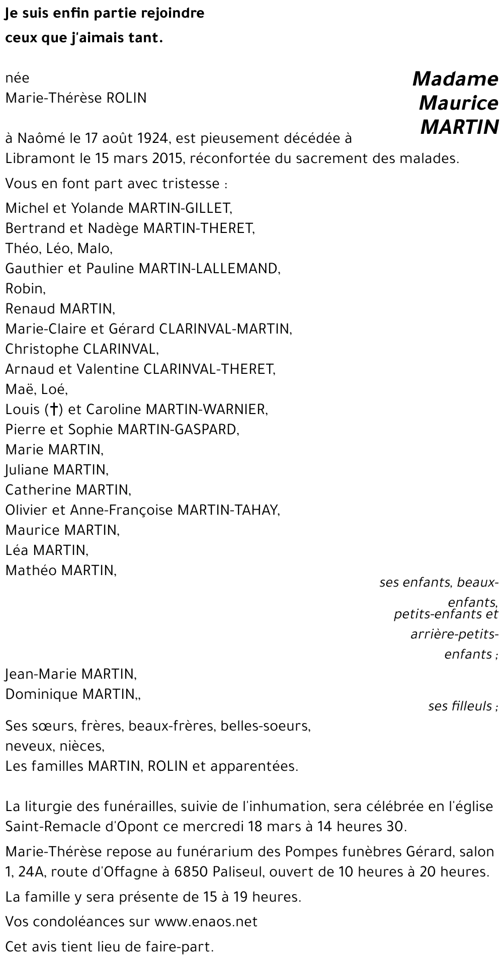 Maurice MARTIN