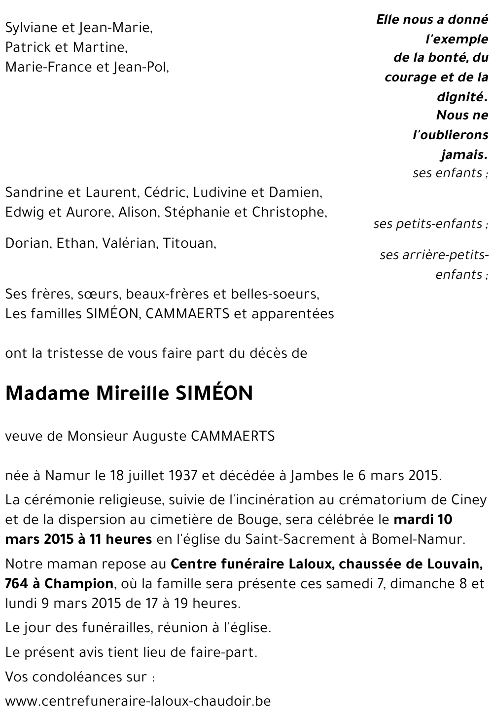 Mireille SIMÉON