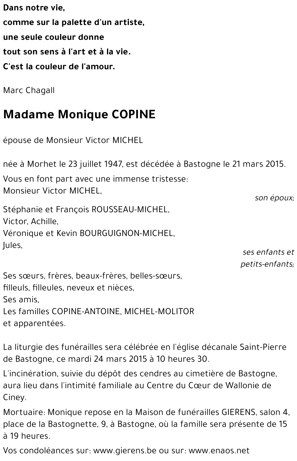 Monique COPINE