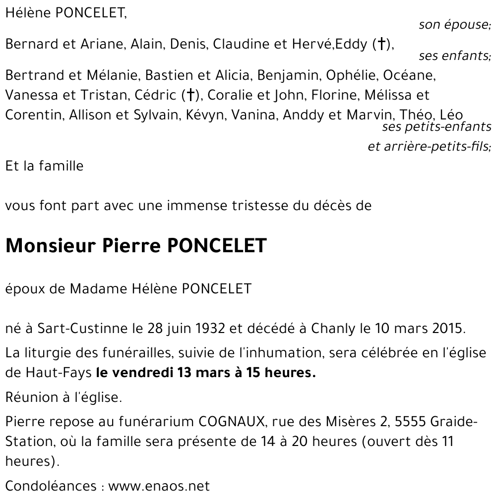 Pierre PONCELET