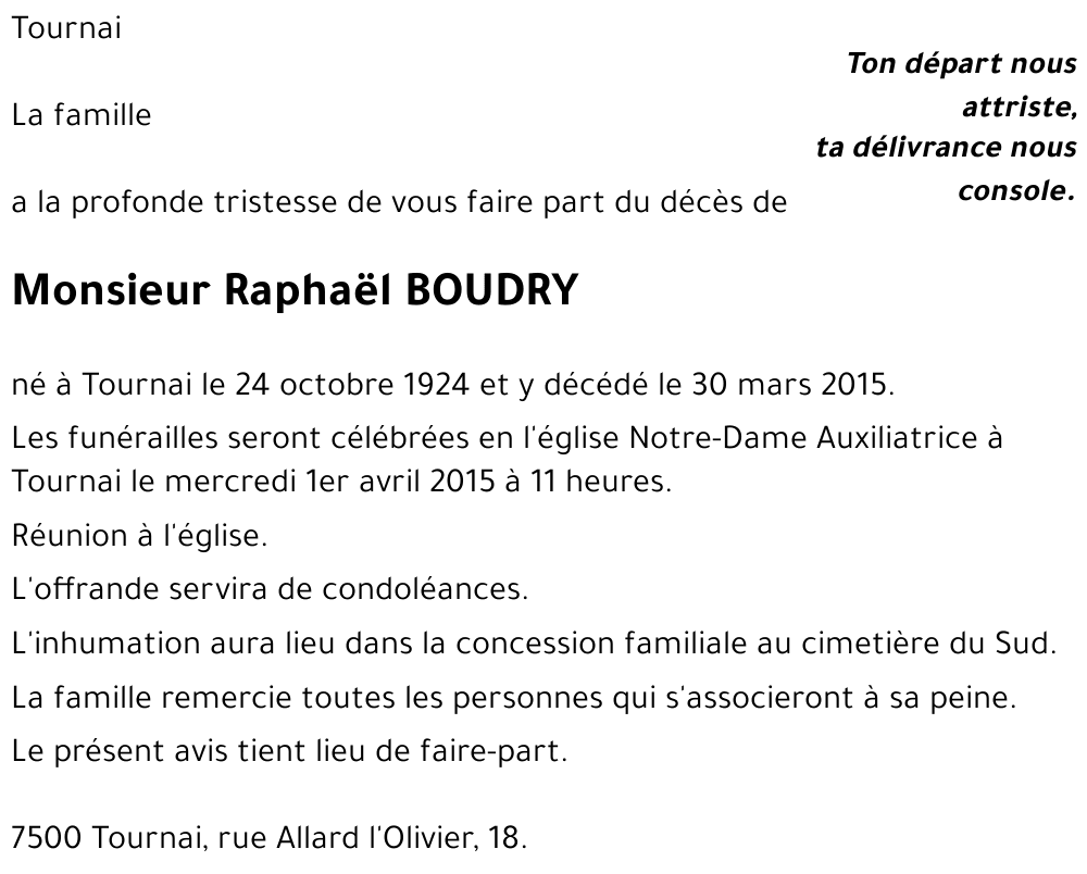 Raphaël BOUDRY