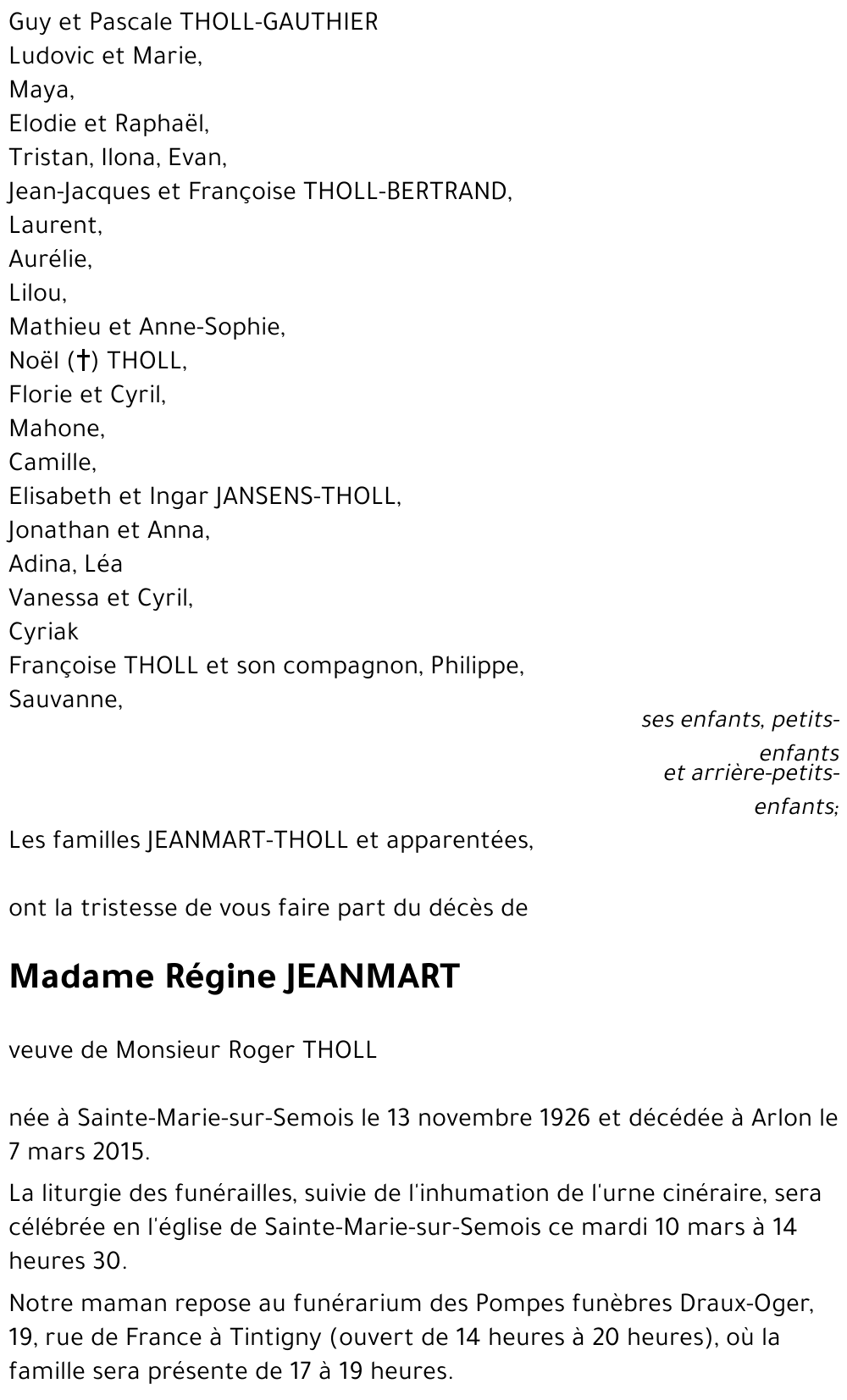 Régine JEANMART