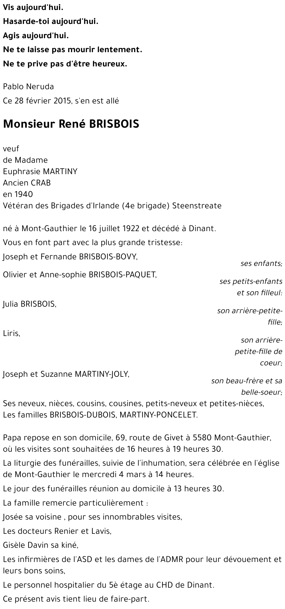 René BRISBOIS