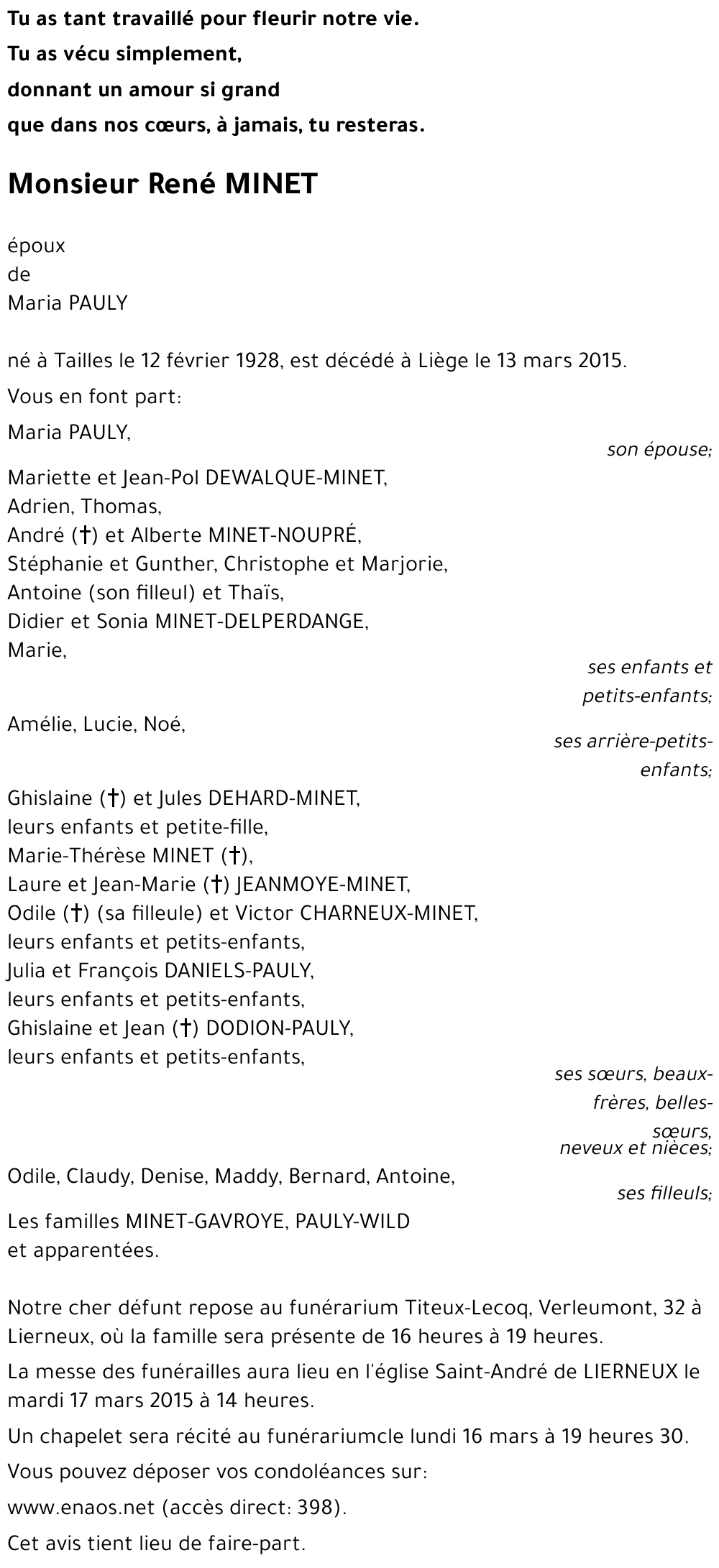 René MINET