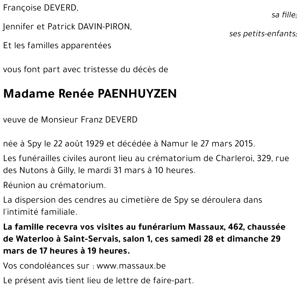 Renée PAENHUYZEN