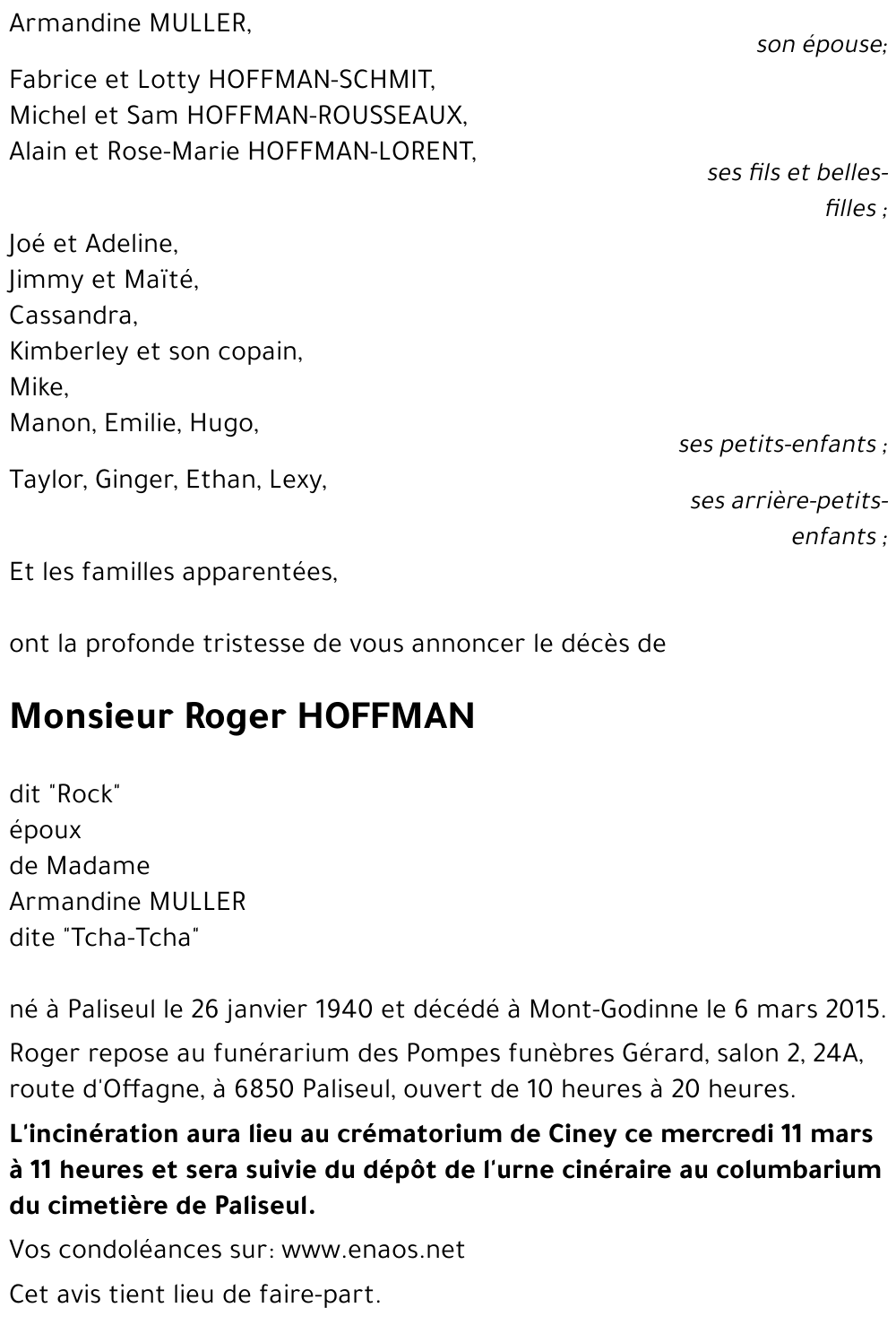 Roger HOFFMAN