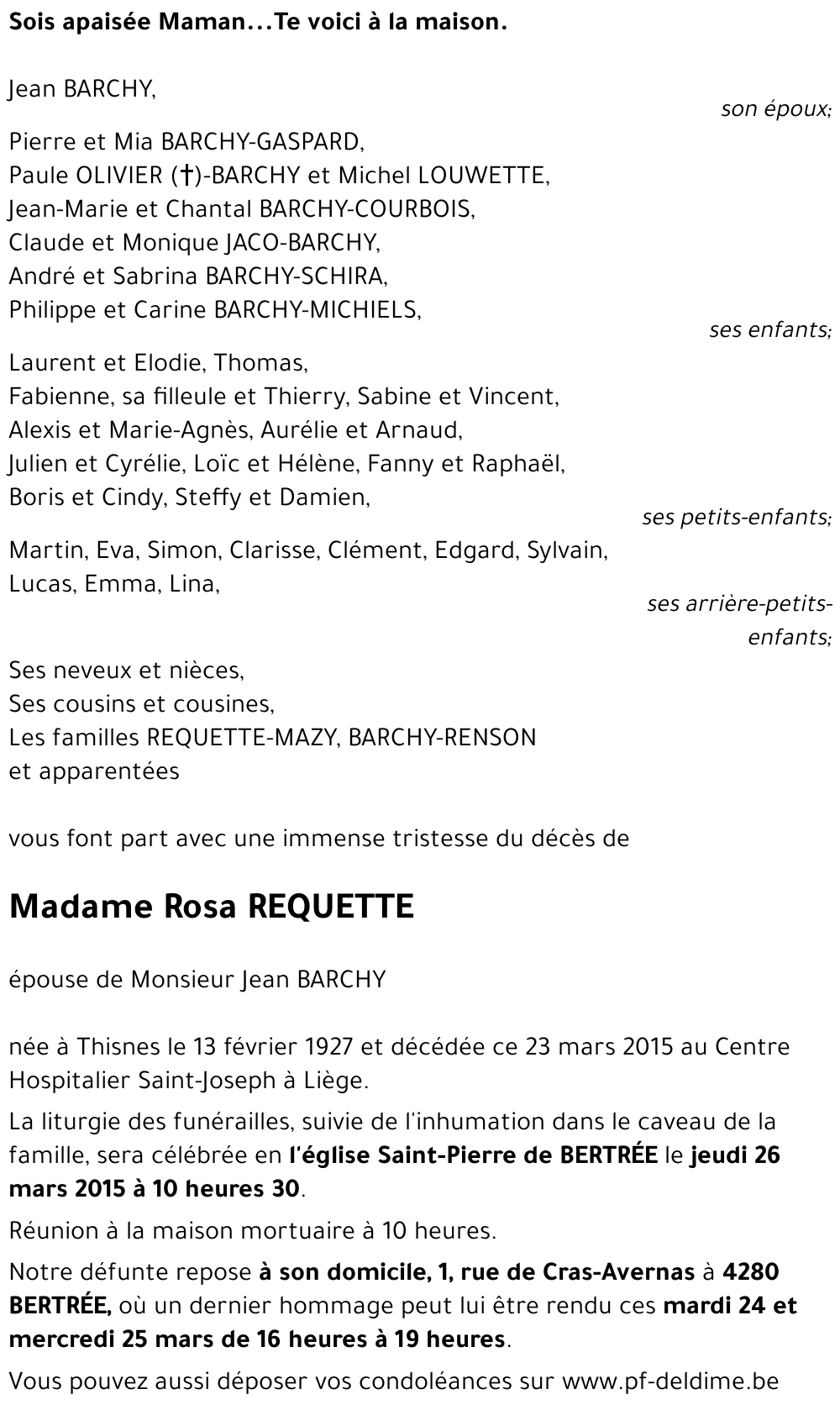 Rosa REQUETTE
