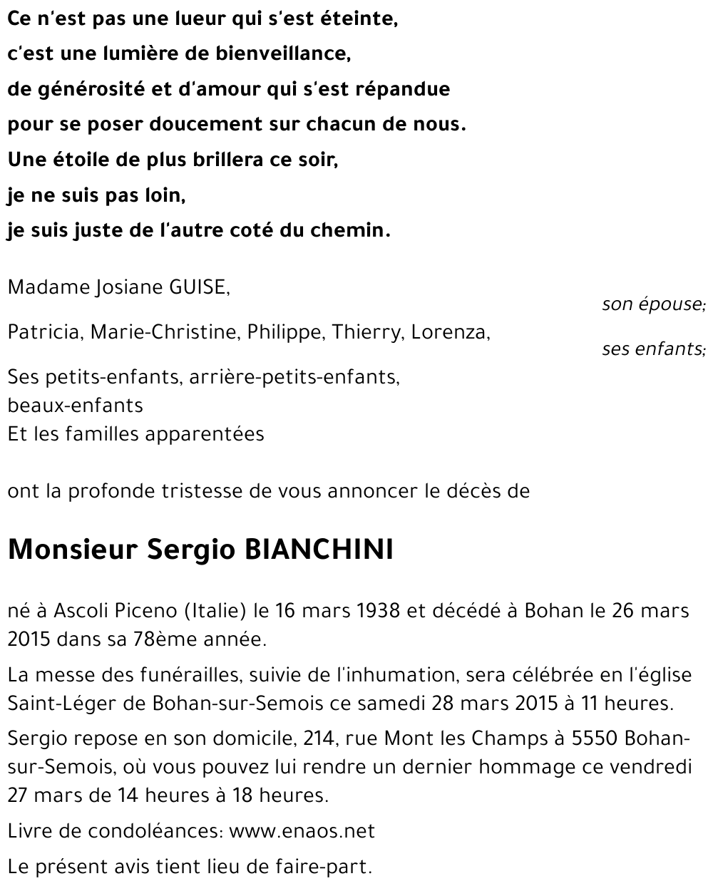 Sergio BLANCHINI