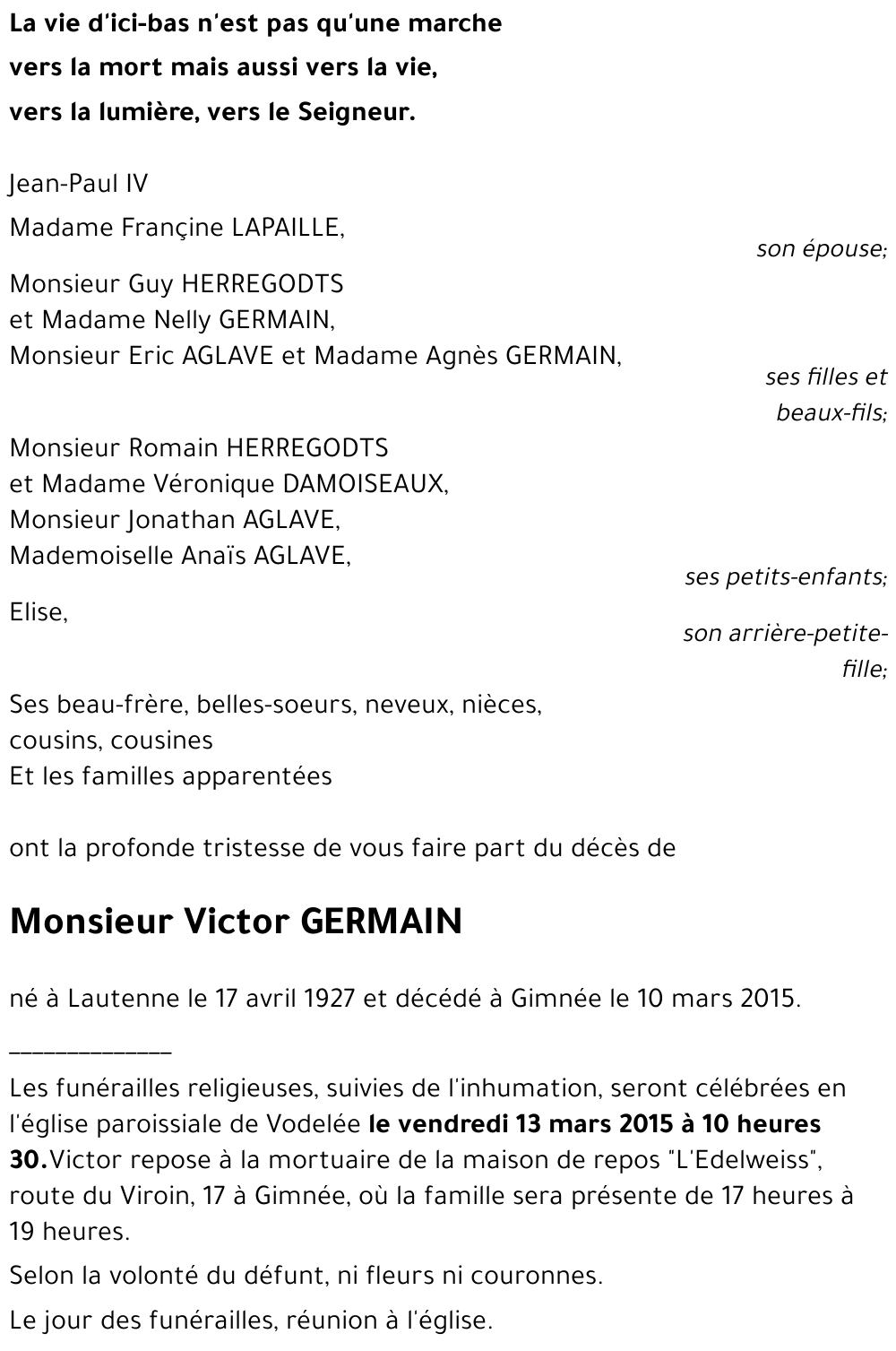 Victor GERMAIN