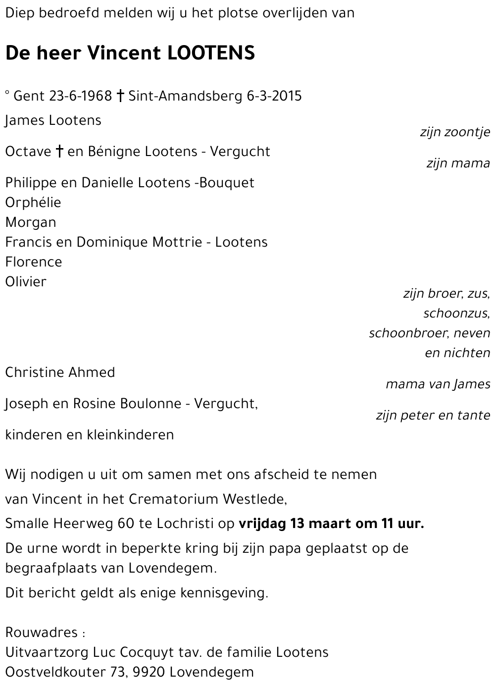 Vincent LOOTENS