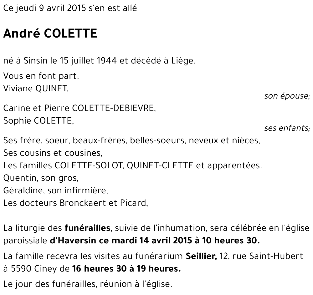 André COLETTE