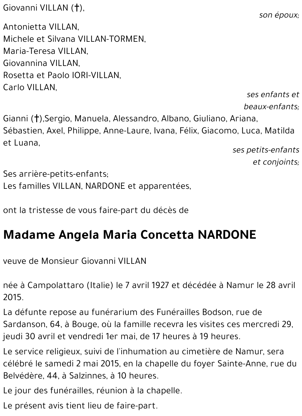 Angela NARDONE